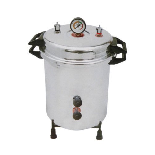 Portable Autoclave Aluminium (Pressure Cooker Type)